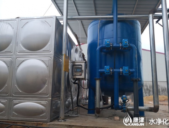 壓力式一體式凈水器，石英砂過濾器 全自動壓力式凈水器
